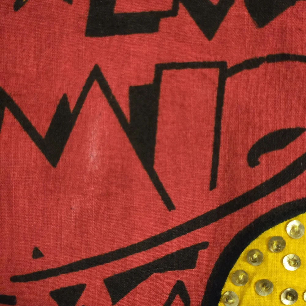 Vintage Disney Blue Denim Jacket With Mickey Mouse Sequins Size Large - Picture 14 of 16